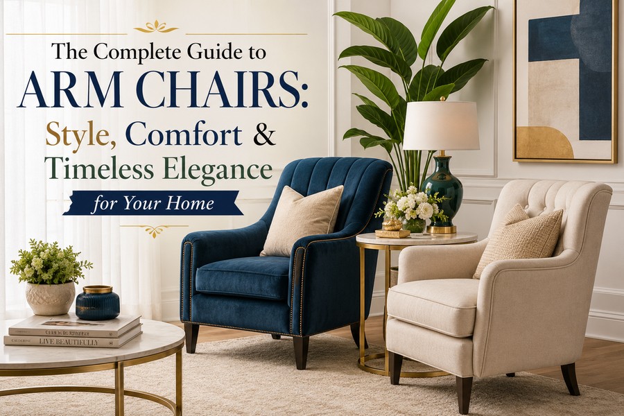 The Complete Guide to Arm Chairs: Style, Comfort & Timeless Elegance for Your Home