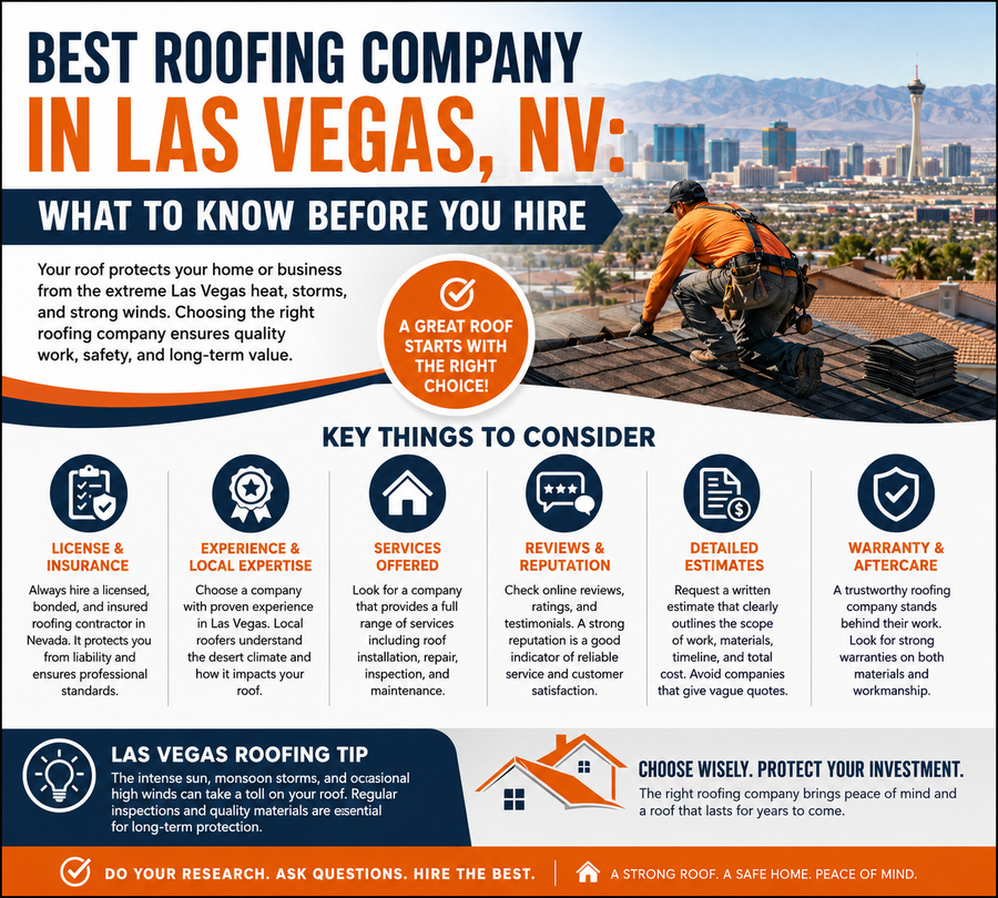 Best roofing company in Las Vegas, NV: what to know before you hire